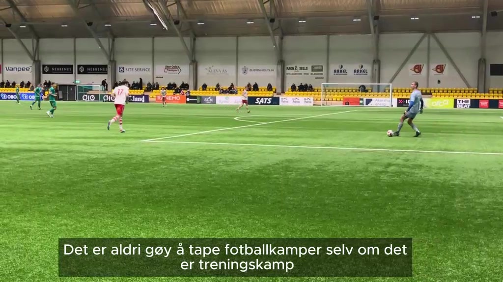 John Olav Norheim etter FFK-kampen i LSK-Hallen
